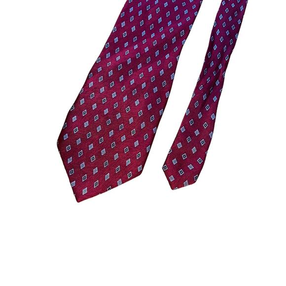 Alexander Lloyd 100% Silk Red Tie - Picture 1 of 3